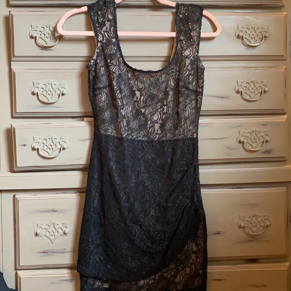 Nude Mini Dress